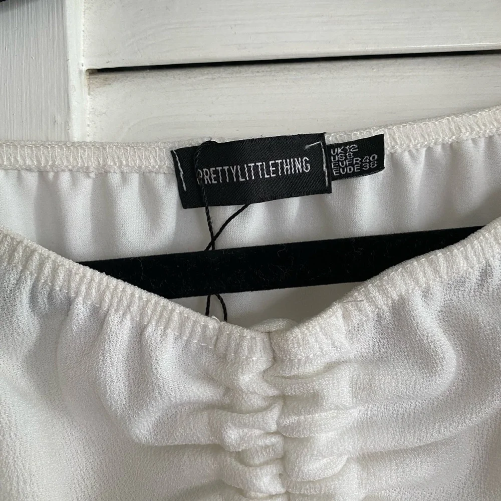 White Cut Out Bodysuit - Picture 6 of 6